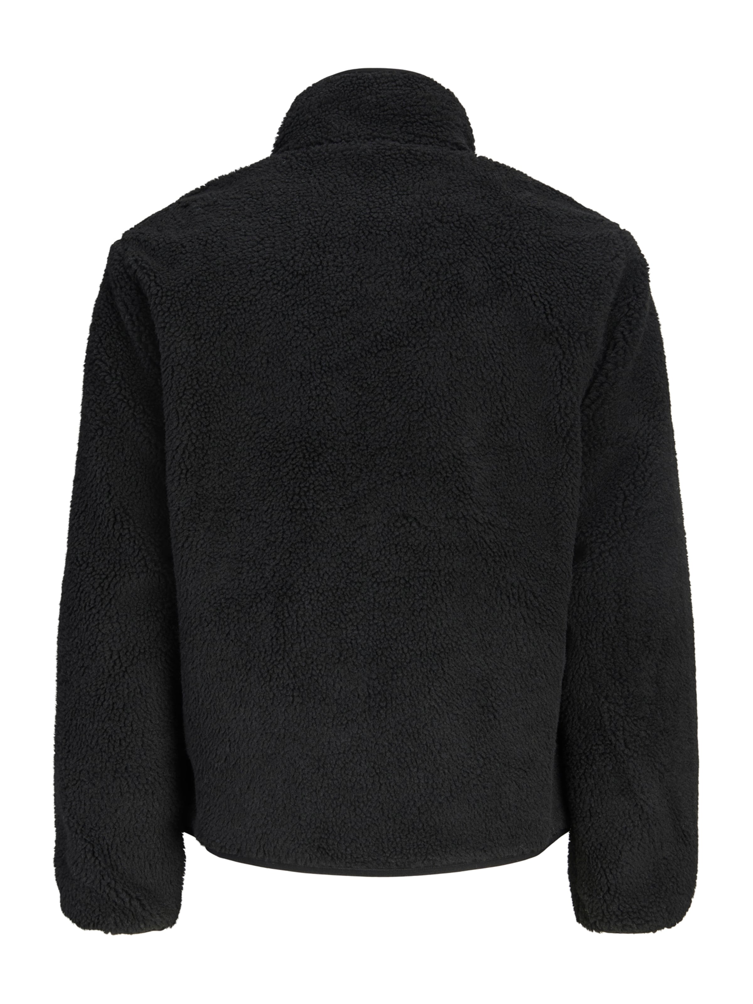 JACK & JONES Jopa iz flisa 'JWHNORREBRO' | črna barva