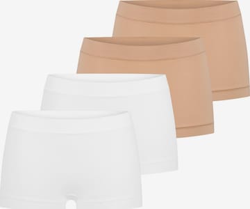 SCHIESSER Boyshorts 'Unique Micro' in Beige: front