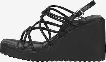BRONX Strap Sandals in Black
