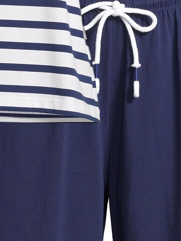 Mey Pyjama 'Solid Love'‌‌‌‌‌‌‌‌ in Blau