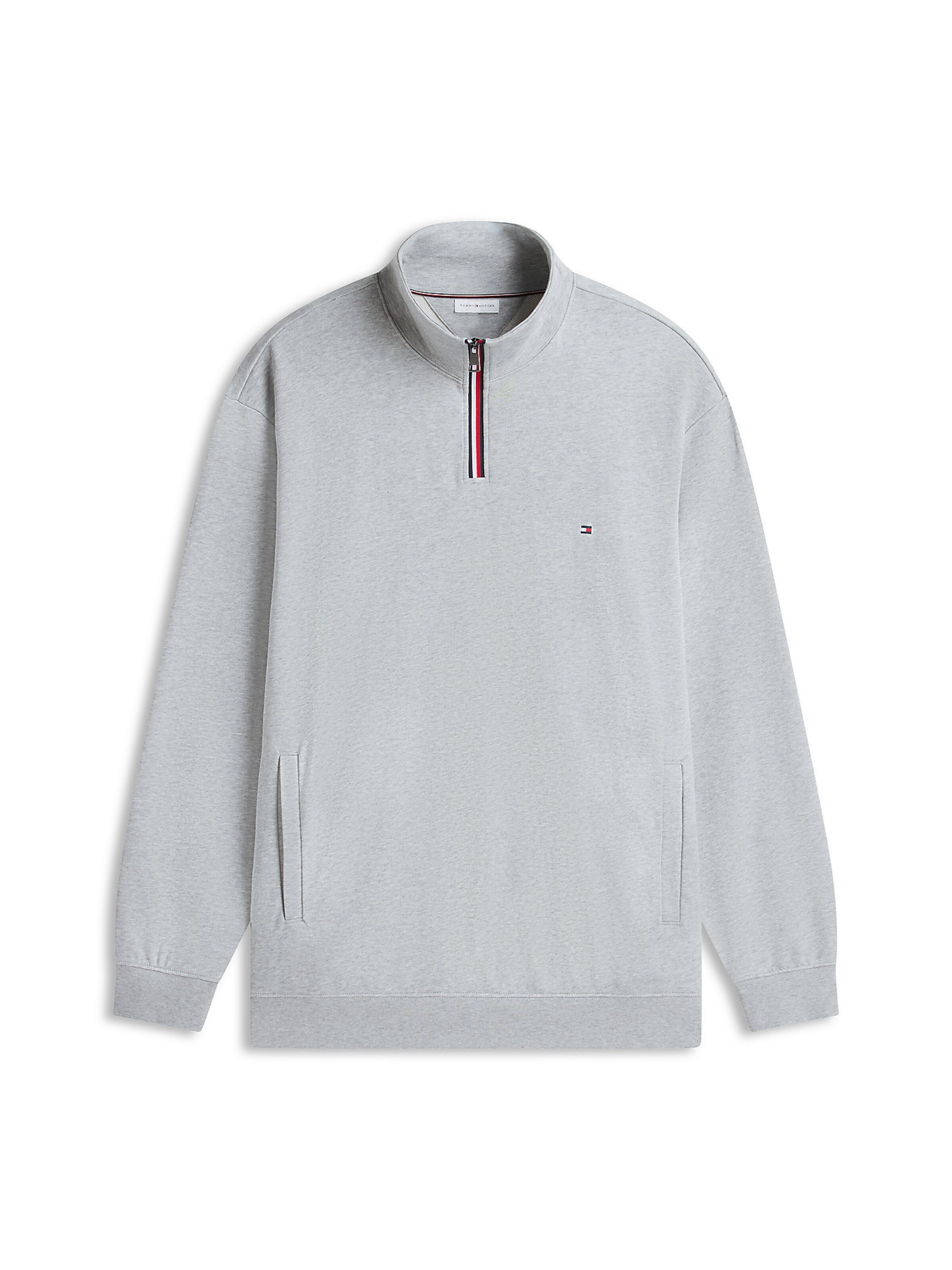 TOMMY HILFIGER Sweatshirt in Grey: front