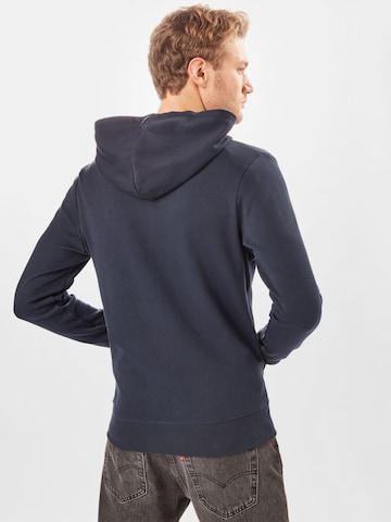 JACK & JONES Zip-Up Hoodie in Blue