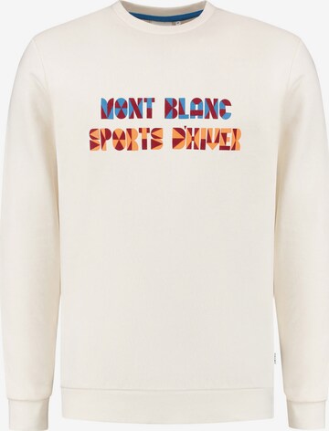 Sweat-shirt Shiwi en blanc : devant