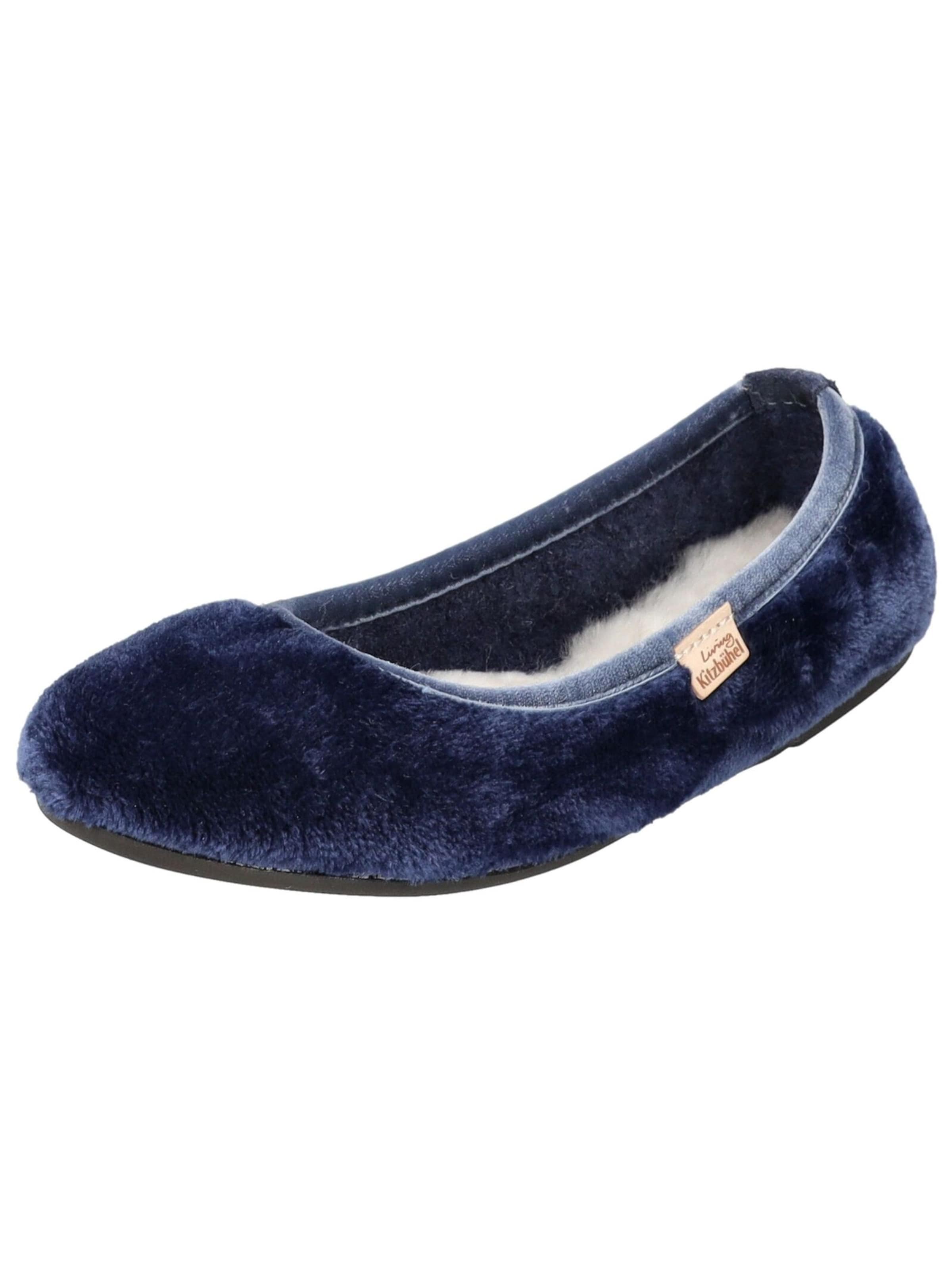 Pantoufle Living Kitzbühel en bleu : devant