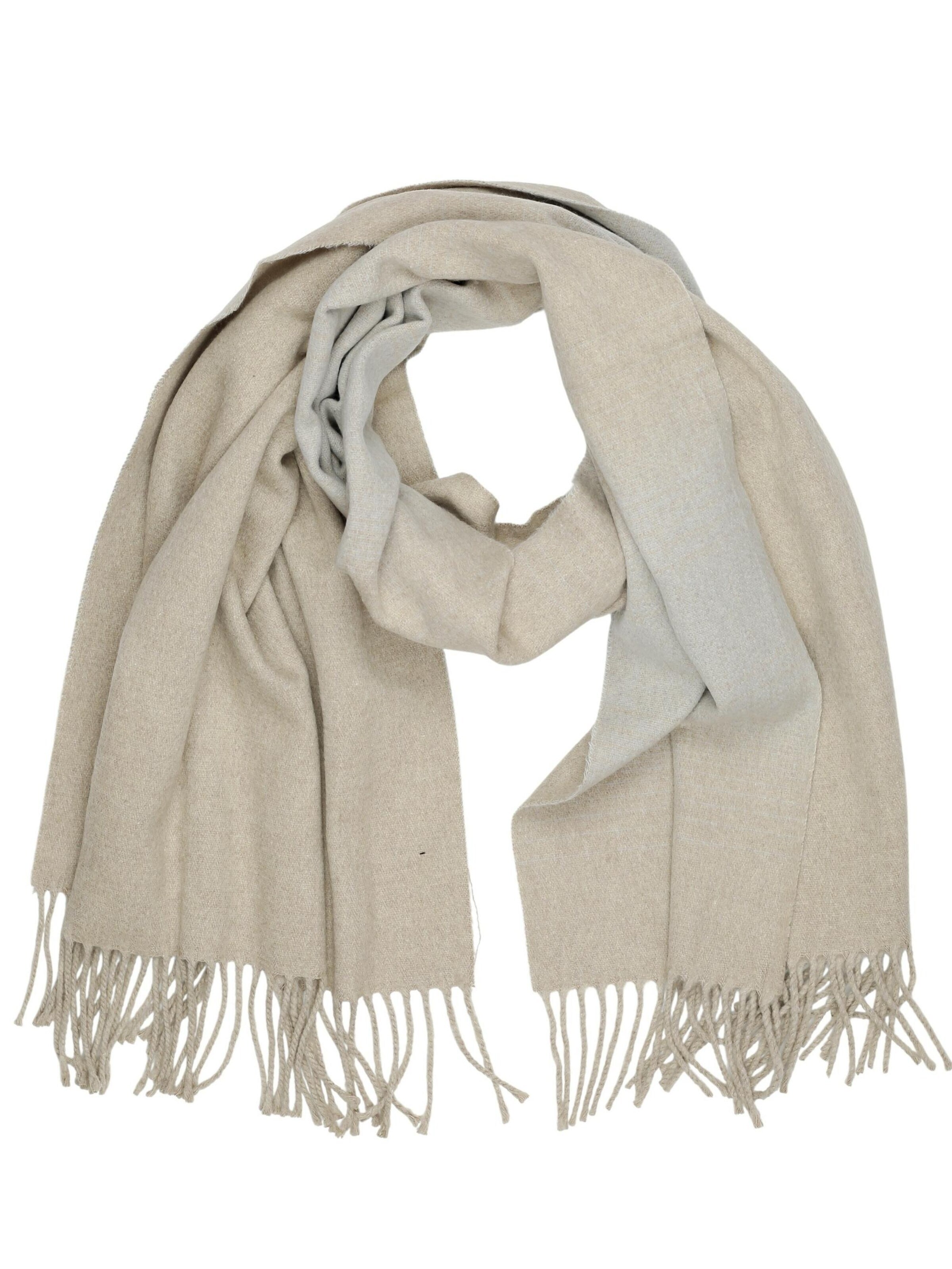 COLLEZIONE ALESSANDRO Scarf 'Greige' in Beige