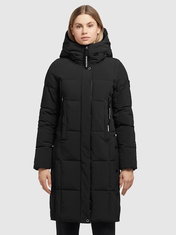 khujo Winter Coat 'Namita' in Black: front