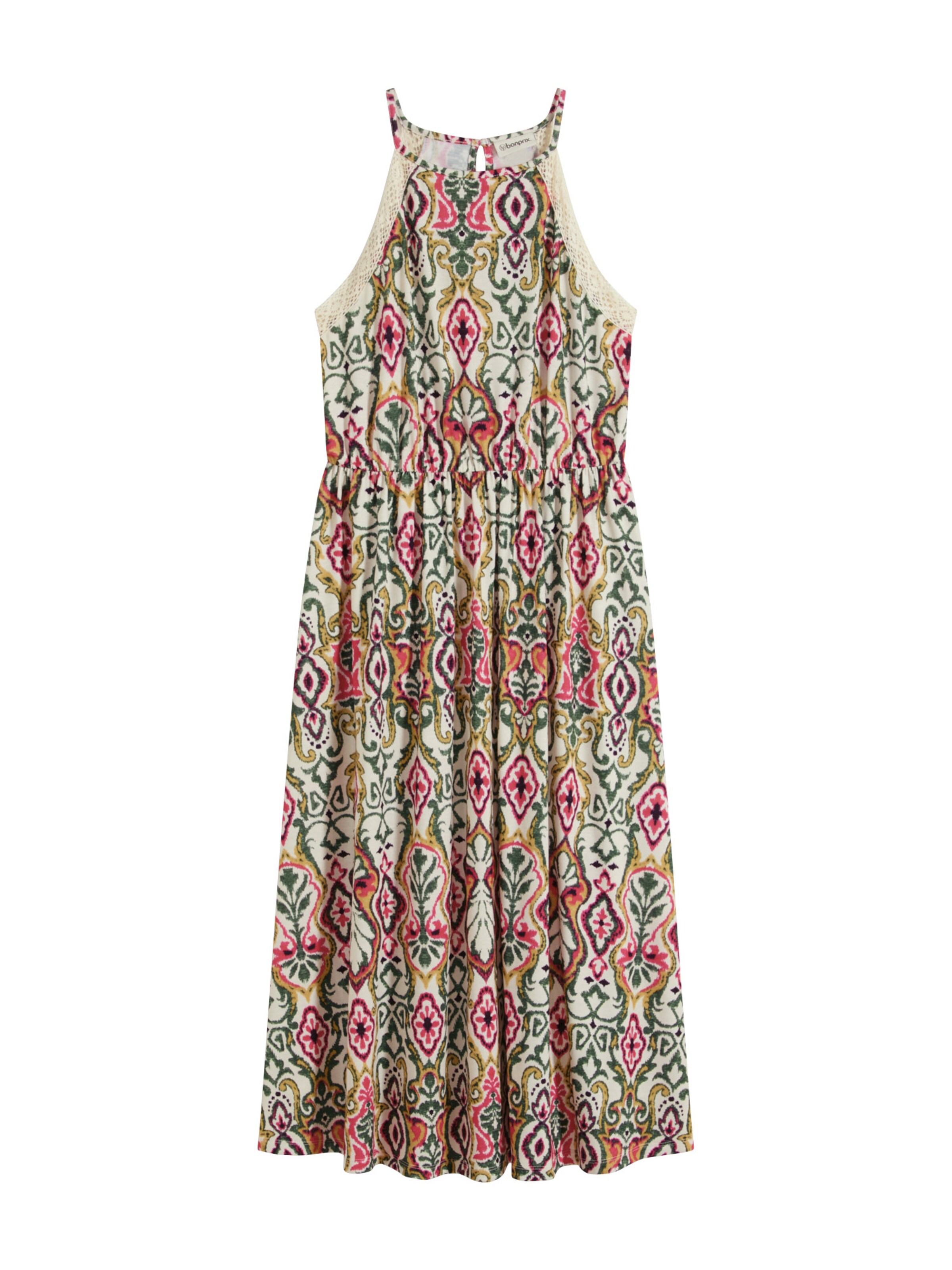 bonprix Kleid in Beige: Vorderseite