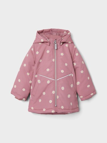 NAME IT Between-Season Jacket 'Daisy Flower' in Pink