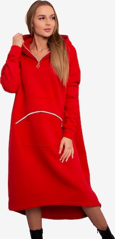 Lumera Kleid in Rot: Vorderseite