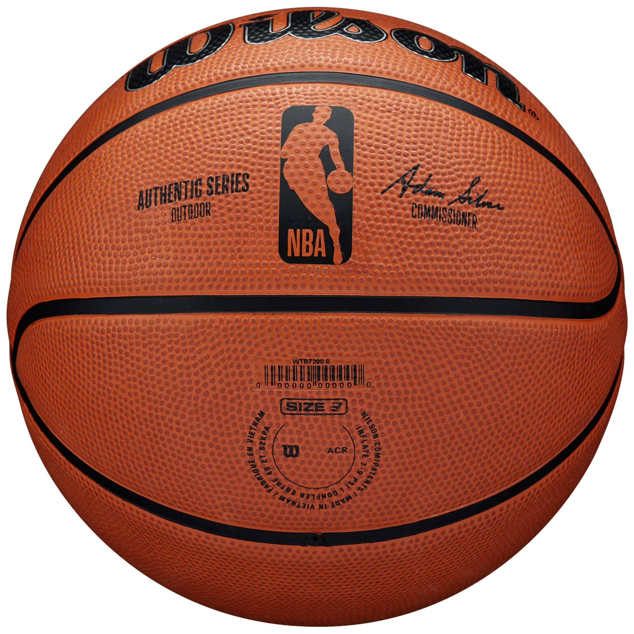 WILSON Ball 'NBA Authentic Series' in Orange