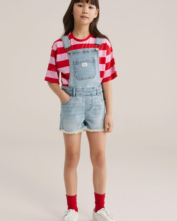 Coupe slim Salopette WE Fashion en bleu