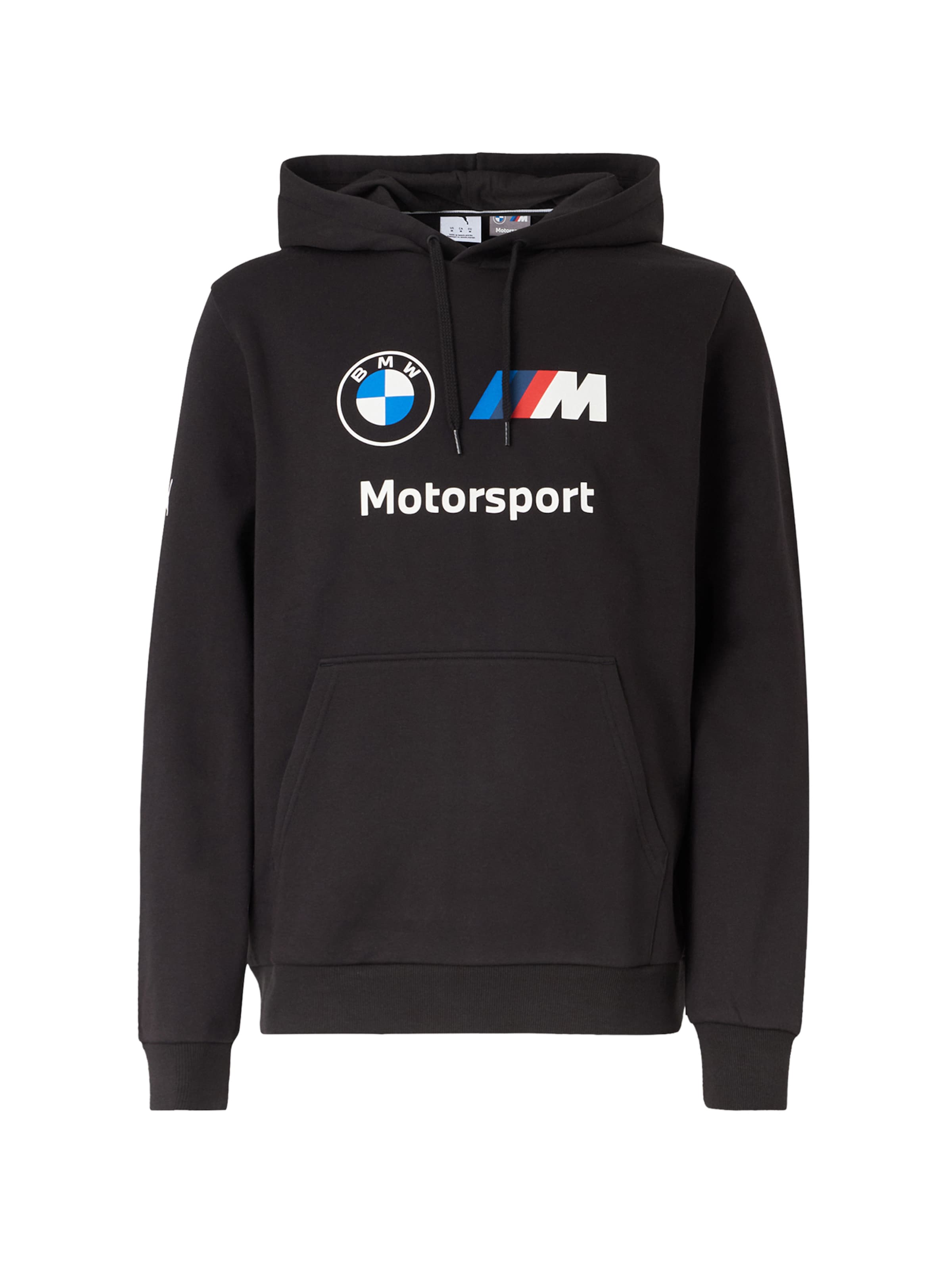 PUMA Collegepaita 'BMW MMS Ess' värissä musta: etupuoli