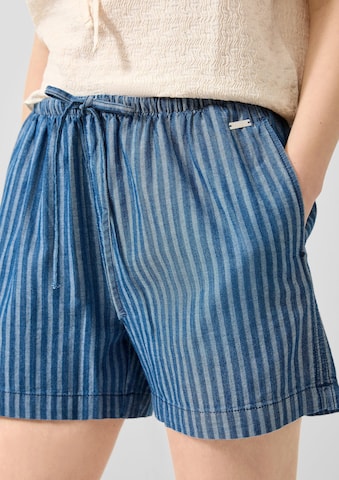 QS Wide leg Jeans in Blauw