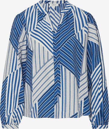 Chemisier s.Oliver en bleu : devant