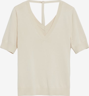 COMMA Strickpullover in Beige: Vorderseite