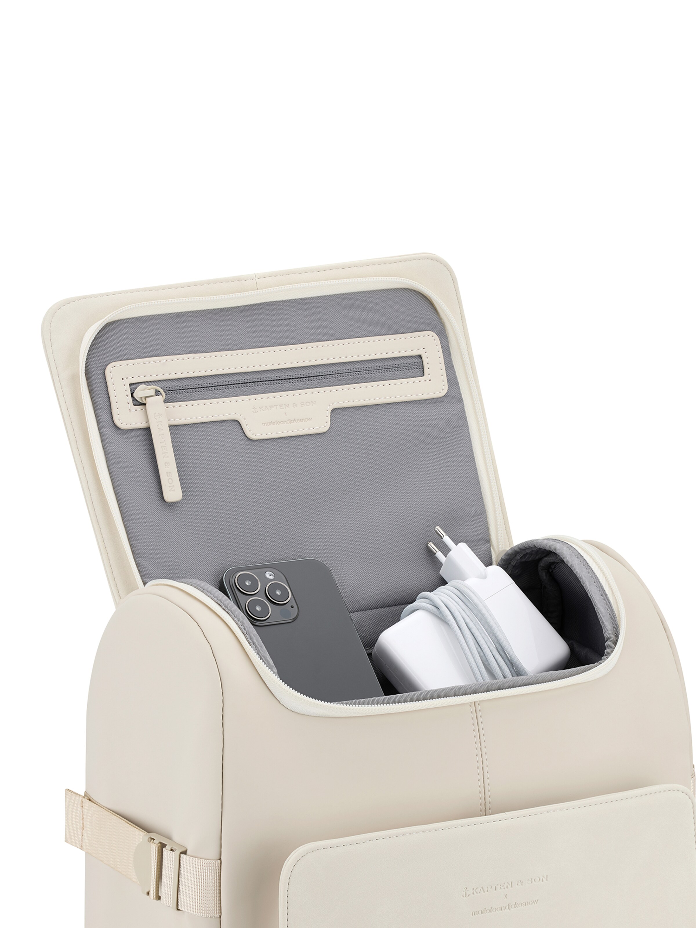 Kapten & Son - Mochila 'Bali' em bege