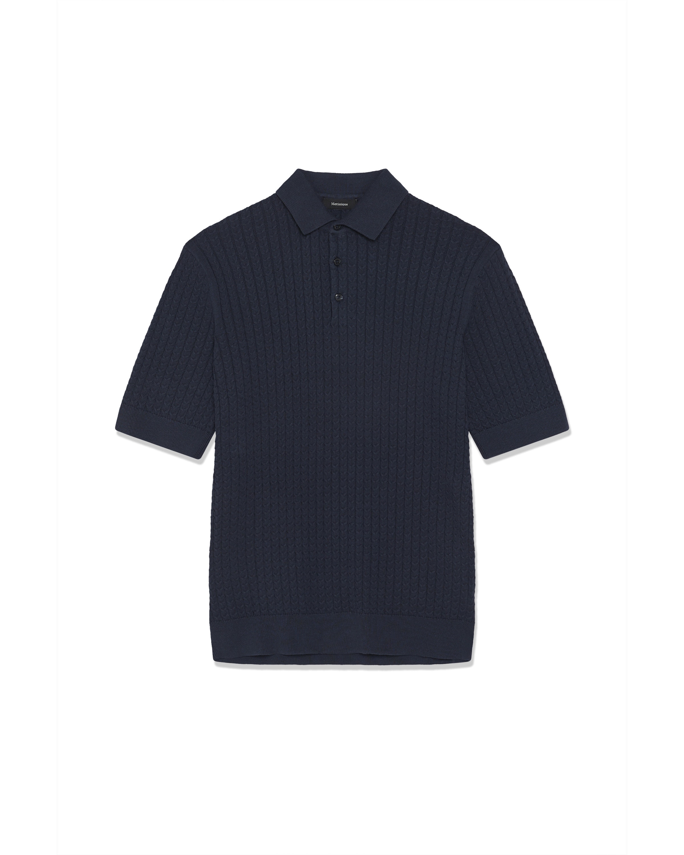 Matinique Poloshirt in Blau: Vorderseite