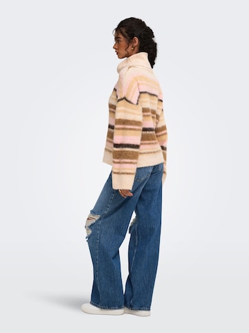 Pull-over 'ONLPERIL' ONLY en beige