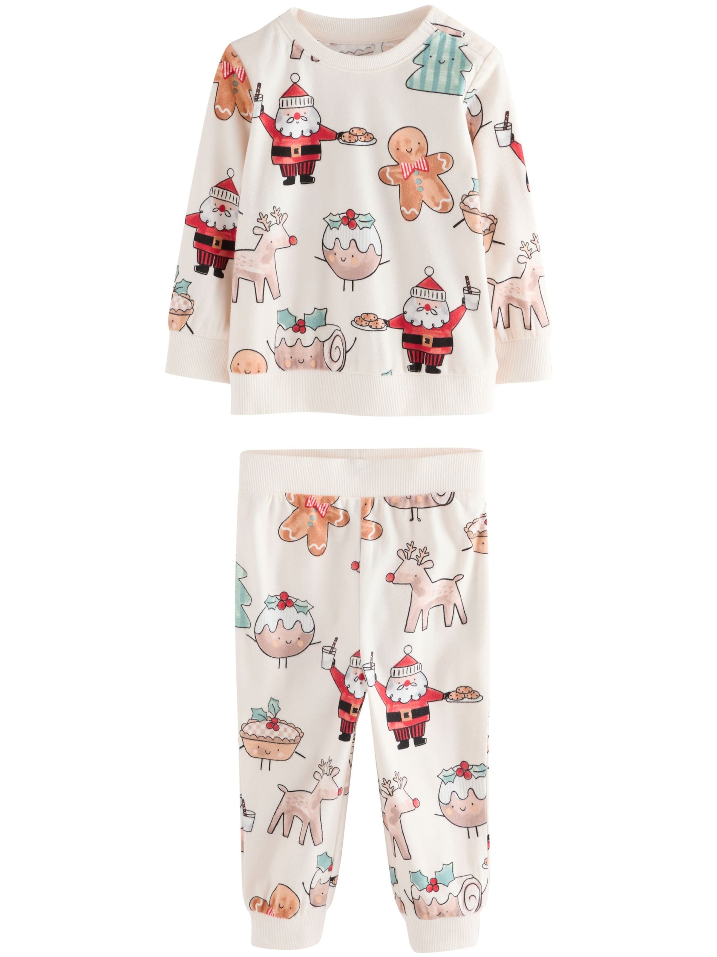 Next Πιτζάμα σε μπεζ: μπροστά