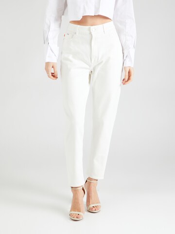 BOSS Loose fit Jeans 'C_Ruth Hr 4.0' in White: front