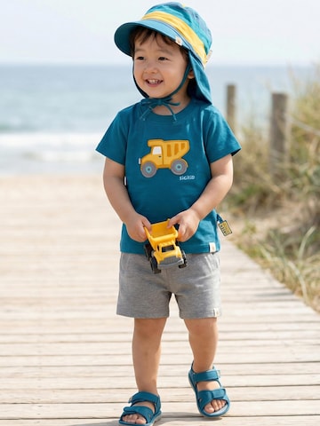 SIGIKID Shirt 'T-Shirt Blue & Bright' in Green