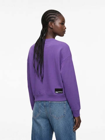 KARL LAGERFELD JEANS Sweatshirt in Purple