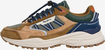 Baskets basses 'Darren Earth' Pepe Jeans en marron : devant