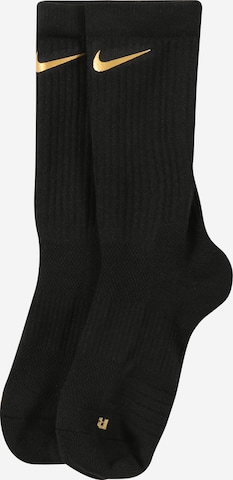 Chaussettes de sport 'Elite' NIKE en noir : devant