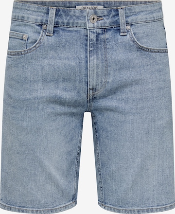 Only & Sons Jeans in Blauw: voorkant