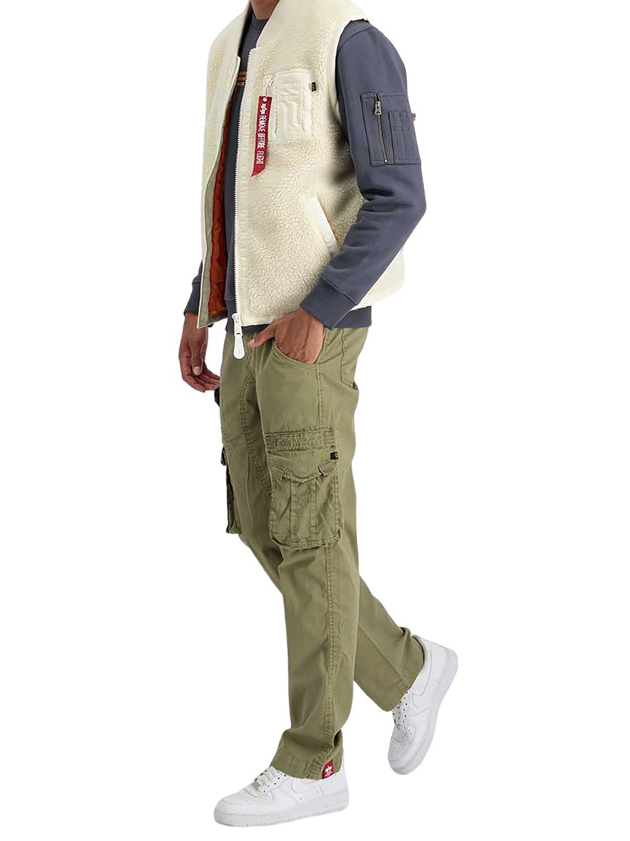 ALPHA INDUSTRIES Vest 'Teddy' in White