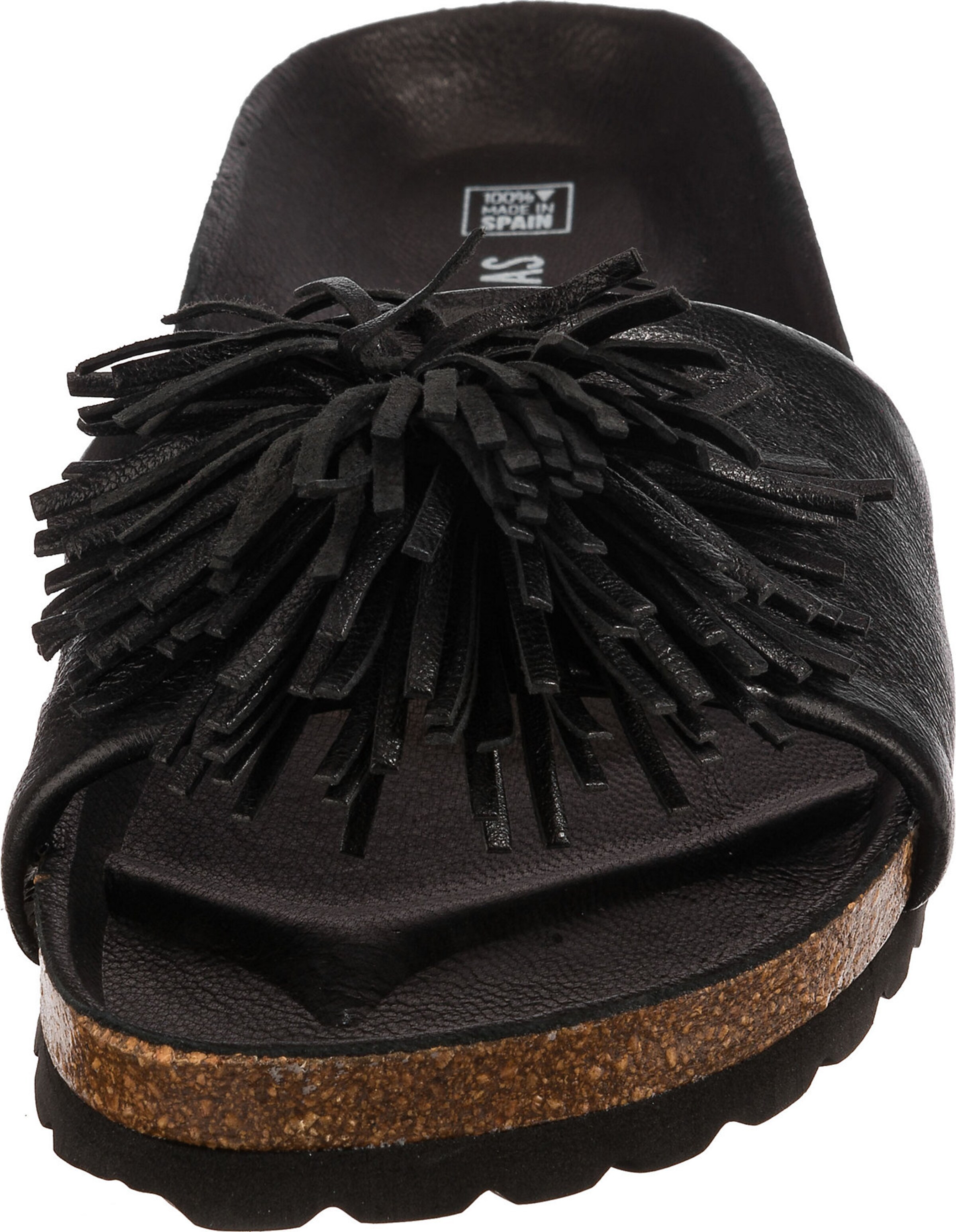 VERBENAS Mules 'Ecobrush' in Black