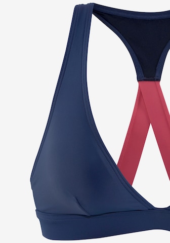 Triangolo Top sportivo per bikini di LASCANA ACTIVE in blu