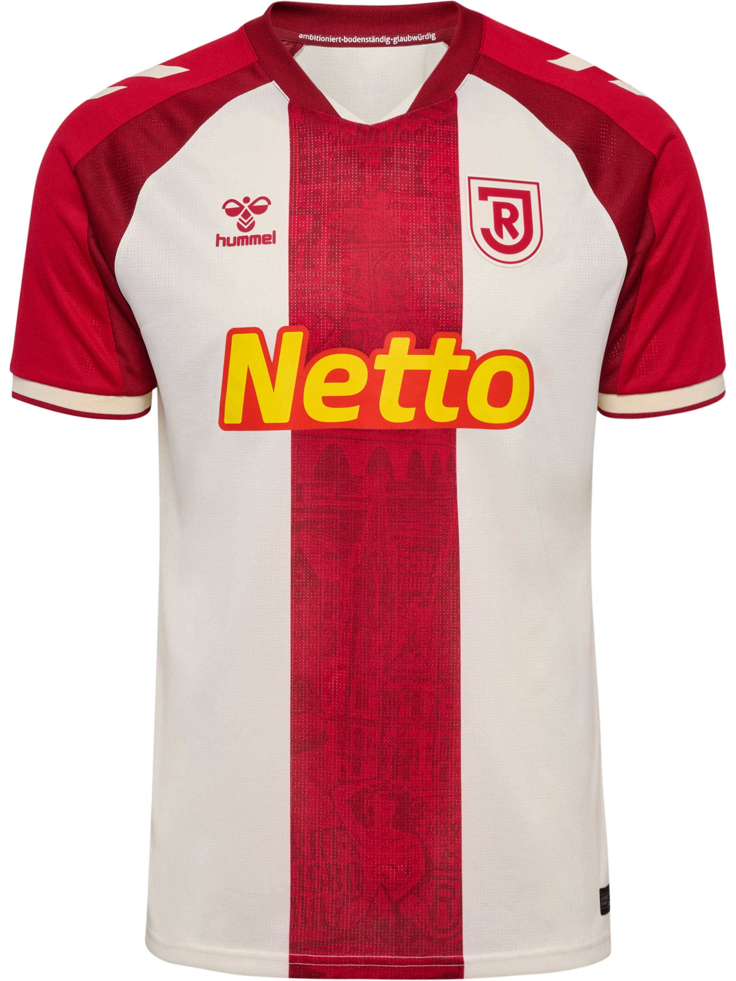 Hummel Funktionsskjorte i XXL i gul / rød / hvid, Produktvisning
