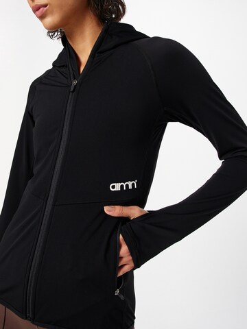 aim'n - Sudadera con cremallera deportiva en negro