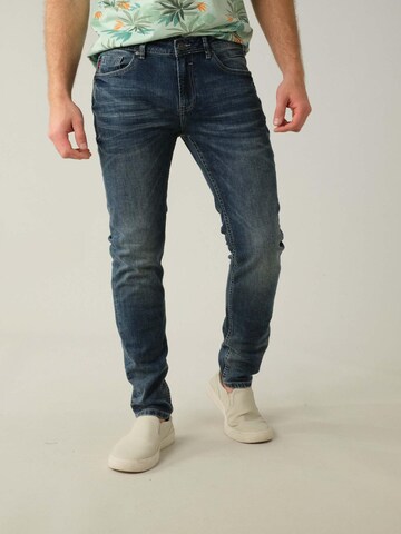 Deeluxe Slim fit Jeans 'Carlos' in Blue: front