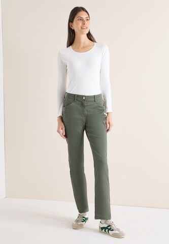 CECIL Slim fit Pants 'Toronto' in Green