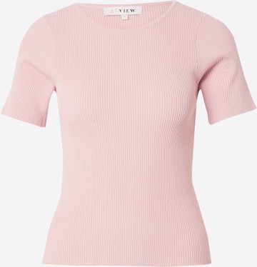 A-VIEW Sweater in Pink: front