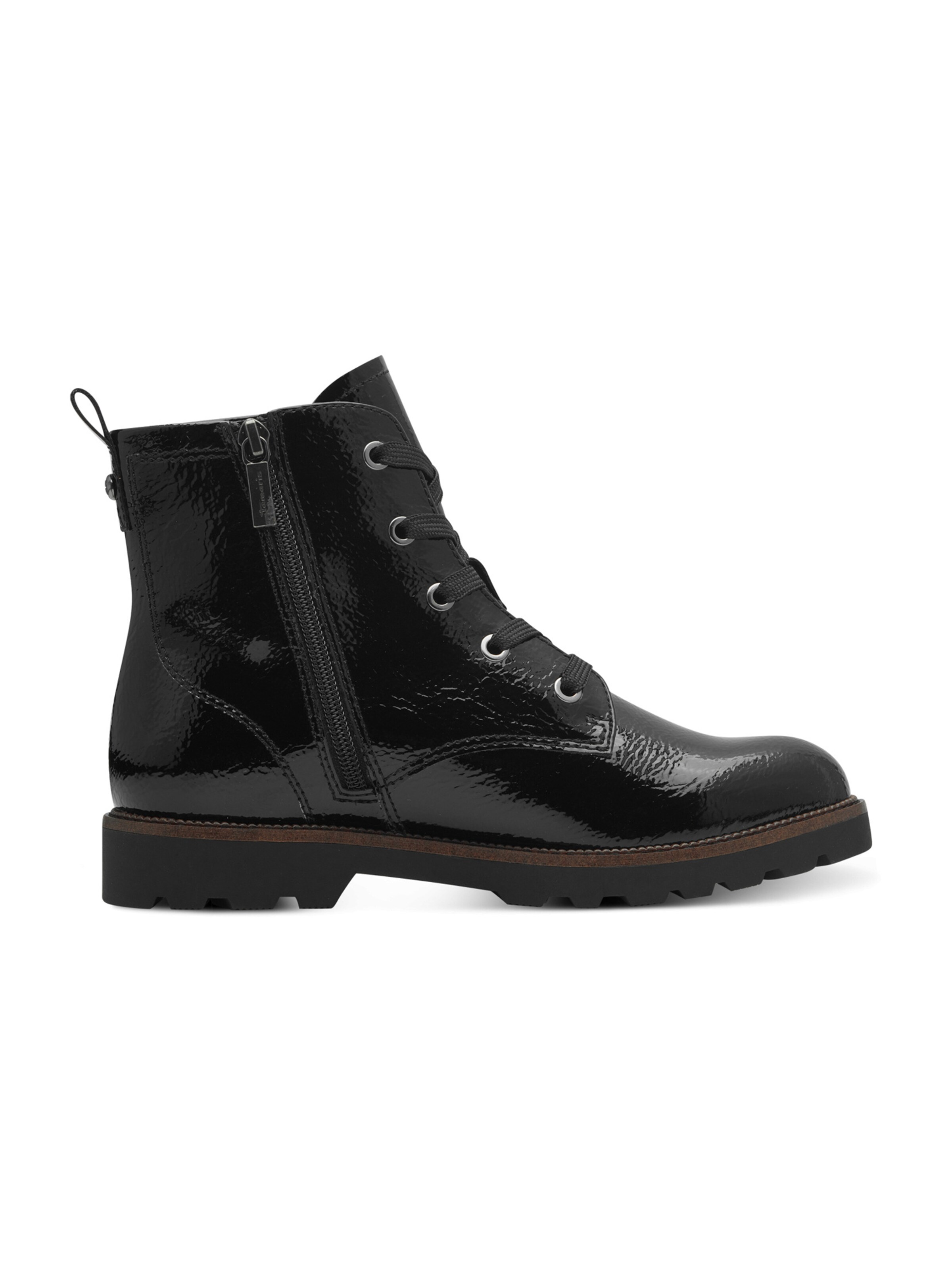 Tamaris - Botines con cordones en negro