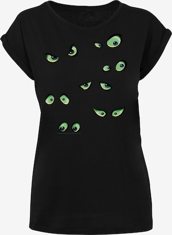 F4NT4STIC Shirt 'Scary Eyes' in Black: front