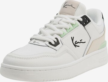 Sneaker bassa di Karl Kani in bianco: frontale