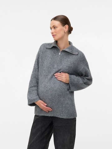 Vero Moda Maternity Trui in Grijs: voorkant