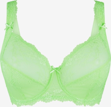 Soutien-gorge LingaDore en vert : devant