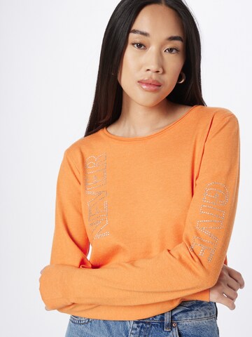 Key Largo Pullover 'NEVER' in Orange