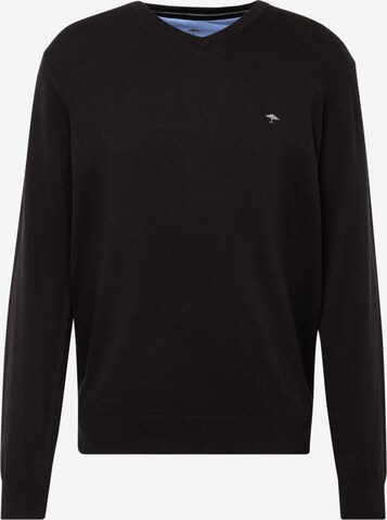 FYNCH-HATTON Sweater in Black: front