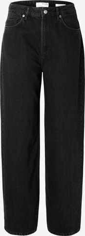 Wide Leg Jean 'MARLEY' SELECTED FEMME en noir : devant