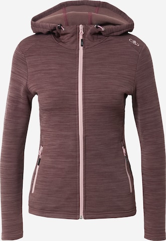 CMP Sports sweat jacket in Purple: front