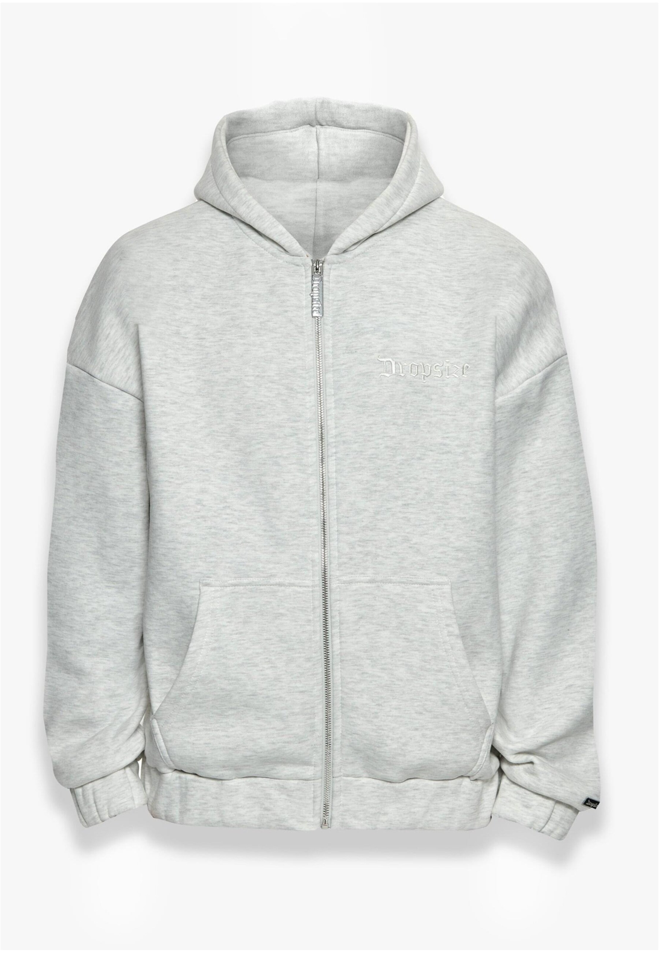 pelēks Dropsize Sportiska jaka: no priekšpuses