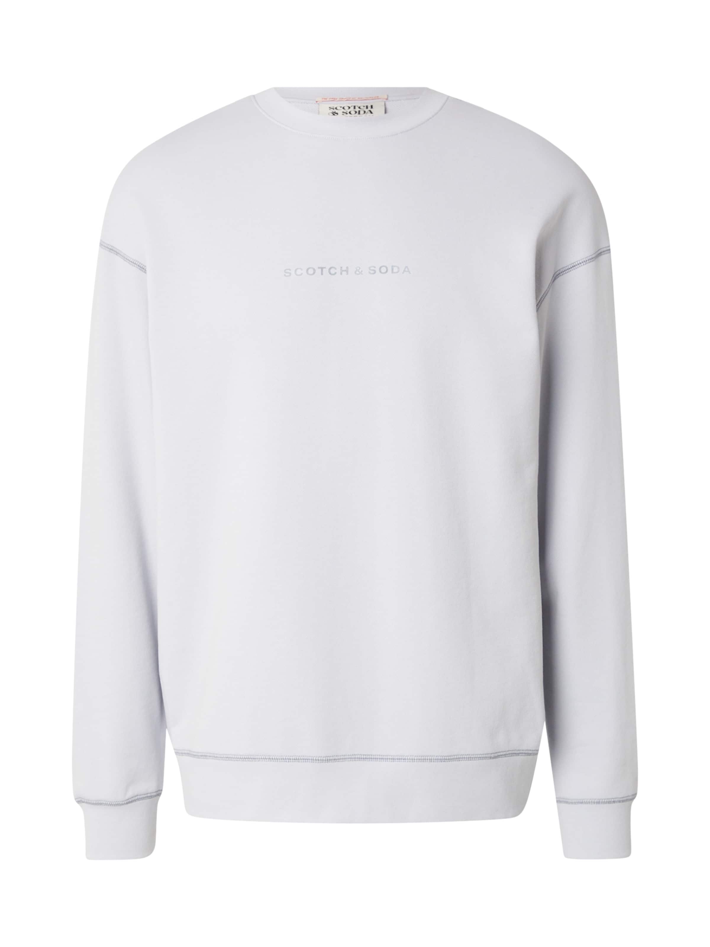 SCOTCH & SODA Sweatshirt 'Seasonal Core' i grå: framsida