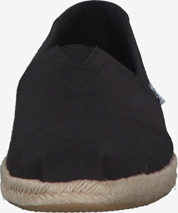 TOMS Espadrilles 'ALPARGATA ROPE' in Black