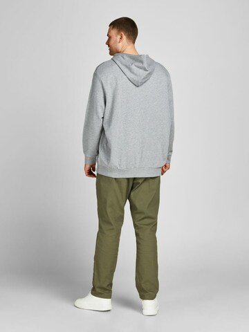 Jack & Jones Plus Sweatshirt 'Shark' in Grau